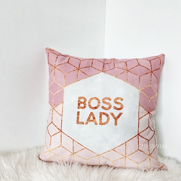 CHIC Accent Pillow Cover - BOSS LADY - Picture 3 of 5
